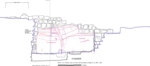 L_W15d2706 A12w0028 L903 jmf Section_South_baulk_and_wall_bldg_W_ver22  Mx12 scale 5cm